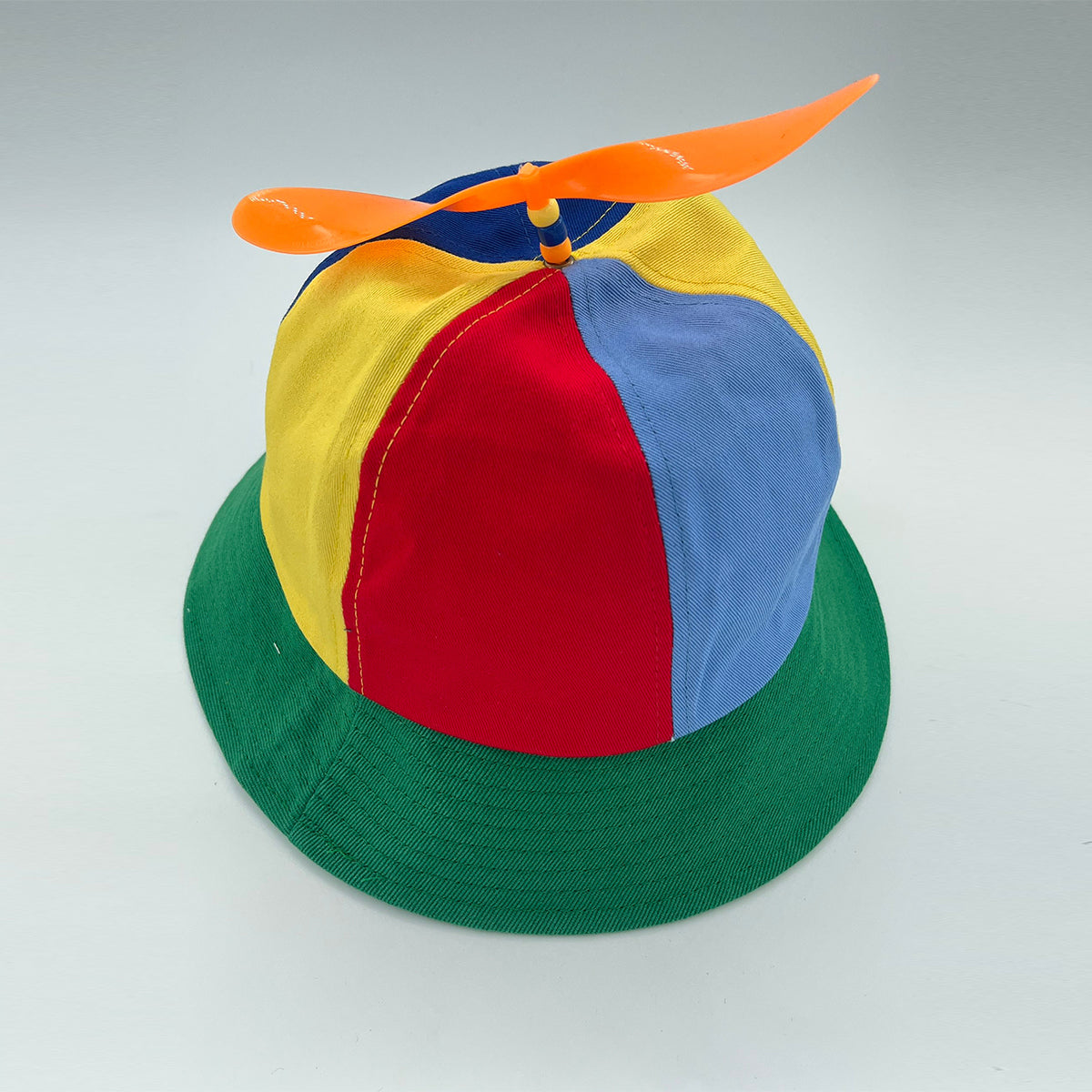 Men's And Women's Matching Helical Blades Color-Contrasting Patchwork Bold And Playful Style Fishing Hat Suitable For Daily Outdoor Use