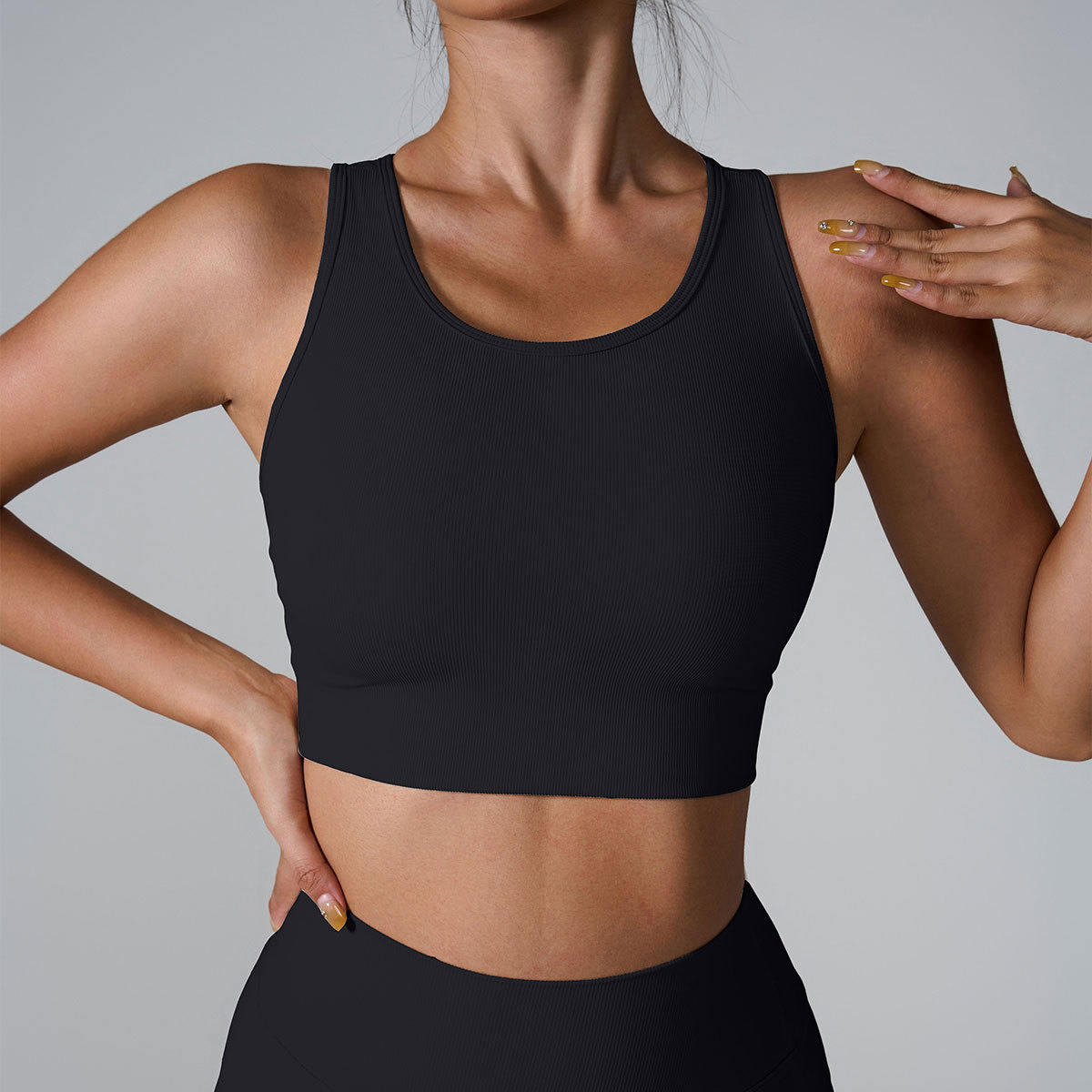 High-strength Shockproof Yoga Clothes Nude Feel Vest