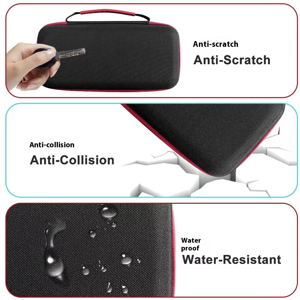 Switch2 Game Machine Accessories Portable Leather Pattern Storage Box