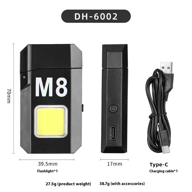 M8 electric heating wire charging lighter keychain light