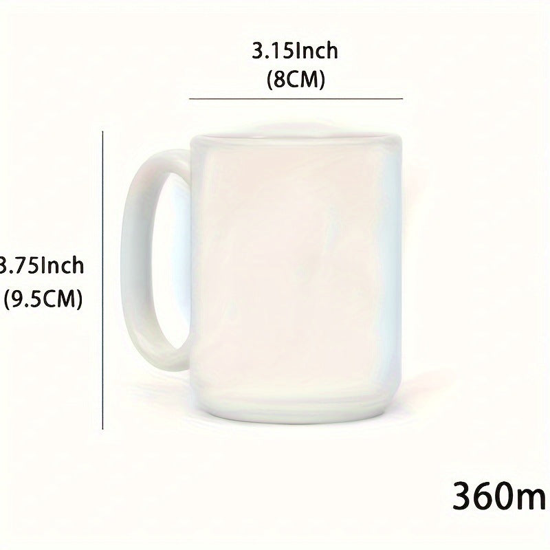 Creative Printed Ceramic Mug For Home Use