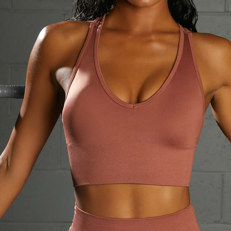 Women's Beauty Back Exercise Fitness Wear European And American High-waisted Yoga Pants