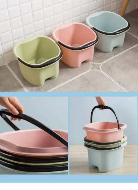 Massage foot bath bucket-blue-41cm-PP-1 piece