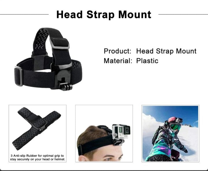 Universal Action Camera Accessories Kit Ultimate Combo Set For & Smartphones