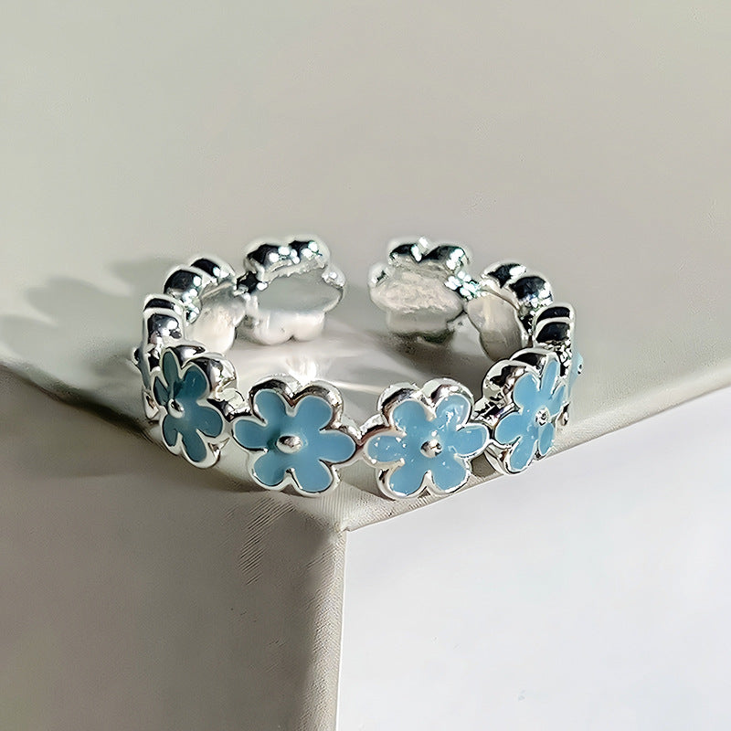 Vintage Medieval Zircon Open Ring, Shimmering Crushed Ice Inlay, Sparkling Butterfly Design, Niche High-end Accessories For Women