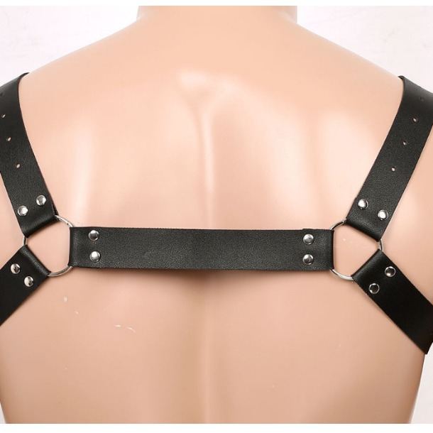 Fashion European And American Style Performance Street Shot Leather Men's Shoulder Strap Top Accessories