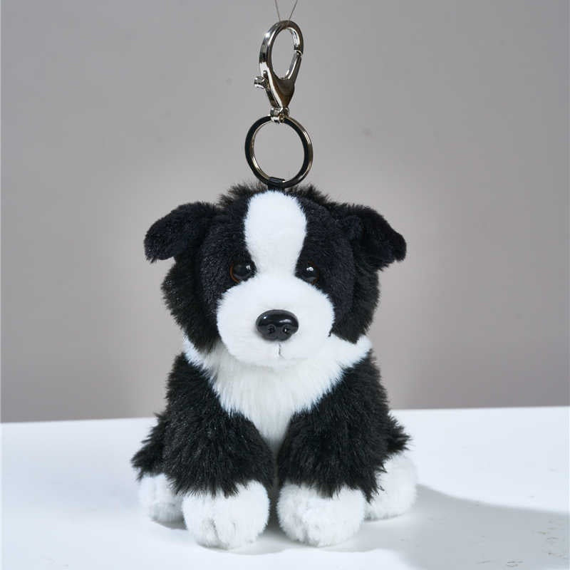 Border Collie Plush Toy Charm Decompression Gift