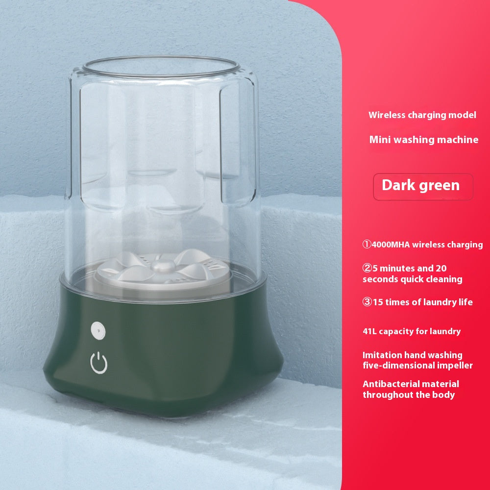 Portable Wireless Charging Automatic Mini Washing Machine