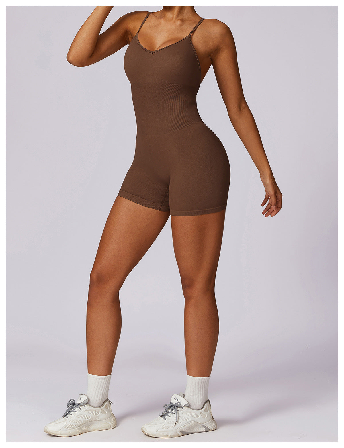 Fitness Seamless Beauty Back Yoga Jumpsuit Sports One-piece
