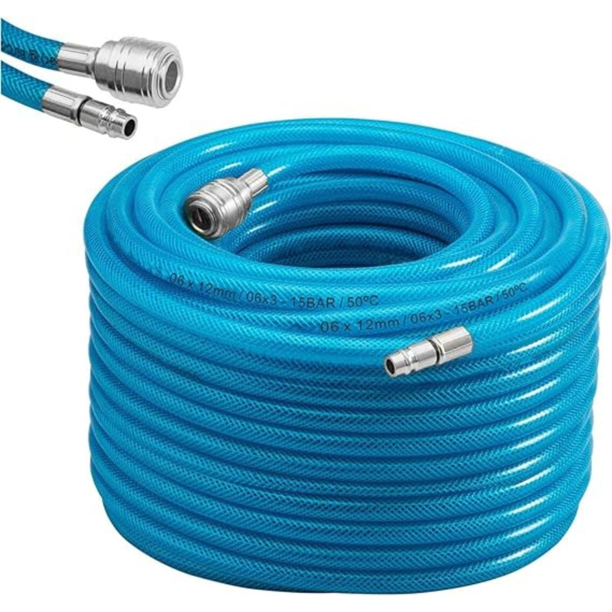 Compressed Air Coupler Set For Compressors, Pneumatic Quick Couplers With Push-on Nipples, Versatile Connection Set For Compressed Air Tools And Hoses—multi-piece Set