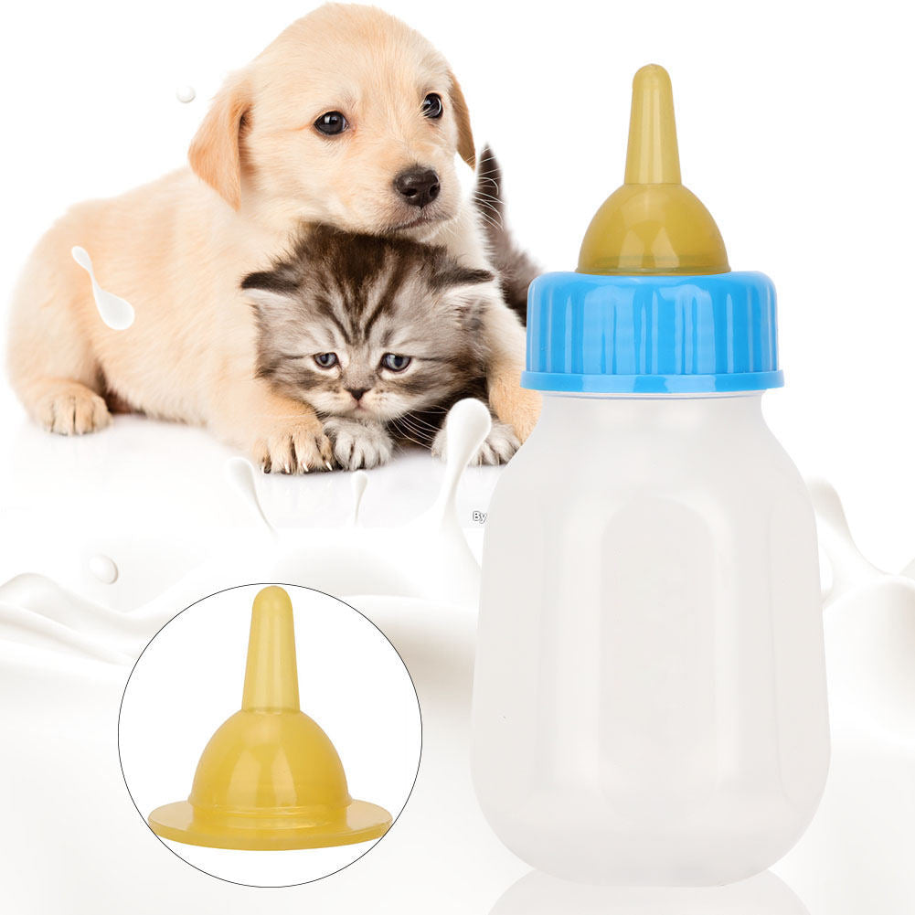 120ml Portable Silicone Transparent Durable Feeding Bottle For Pet Dog Cat