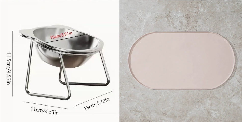 304 Stainless Steel Pet Water And Food Bowl