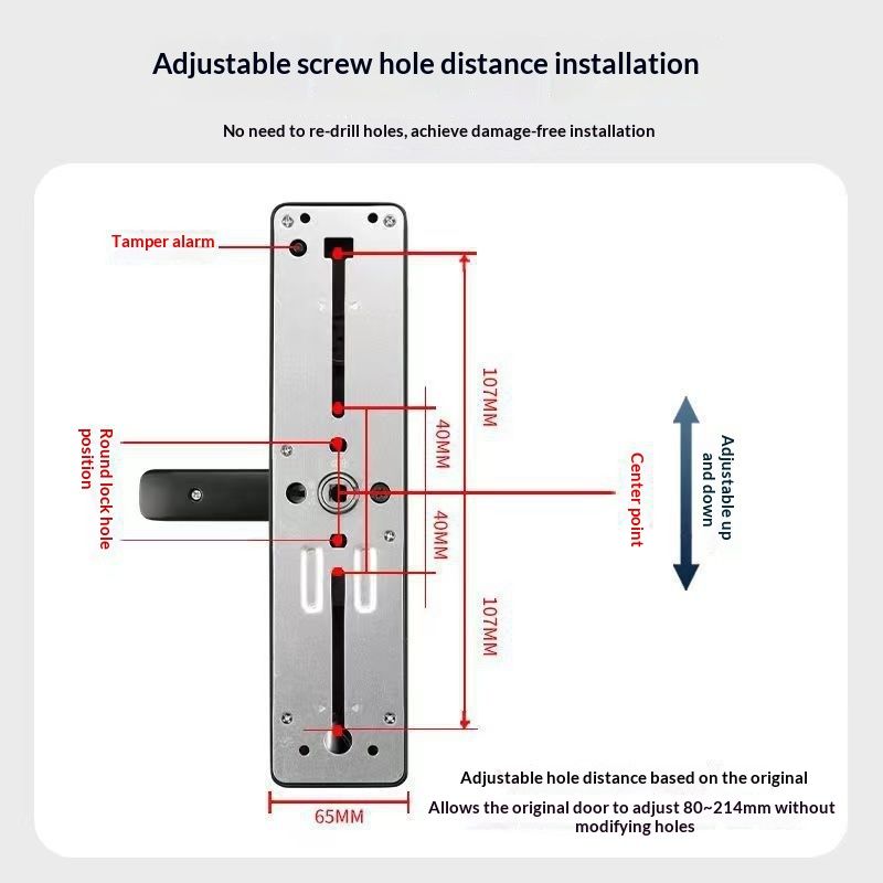 Indoor Fingerprint Lock For Entrance Doors And Office Doors Electronic Smart Lock
