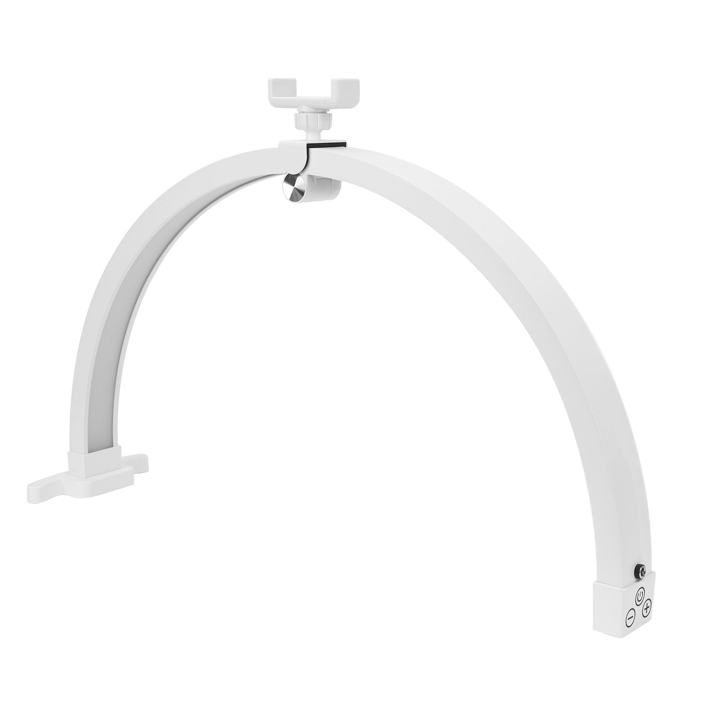 22 Inch Half Moon Nail Desk Lamp 20W Touch Control Foldable Manicure Tattoo Desk Beauty Light 3200‑5600K CRI >90 With Phone Clip 100‑240V