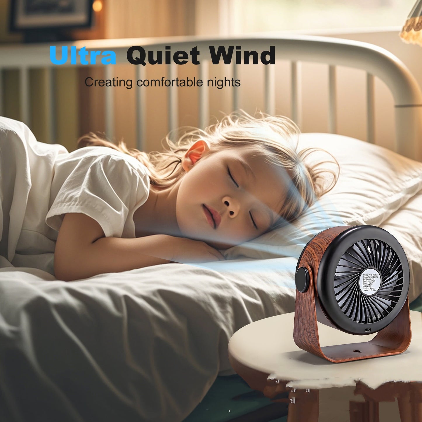 Silent Office Desk Kitchen Electric Fan
