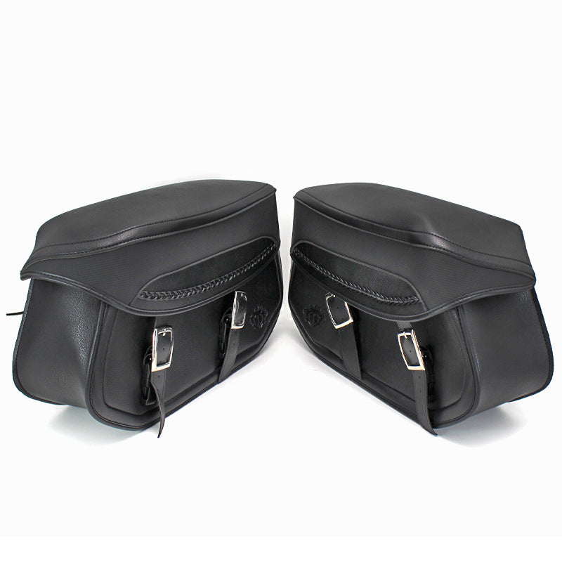 Vintage Motorcycle Accessories Saddlebag Side Hanging Bag