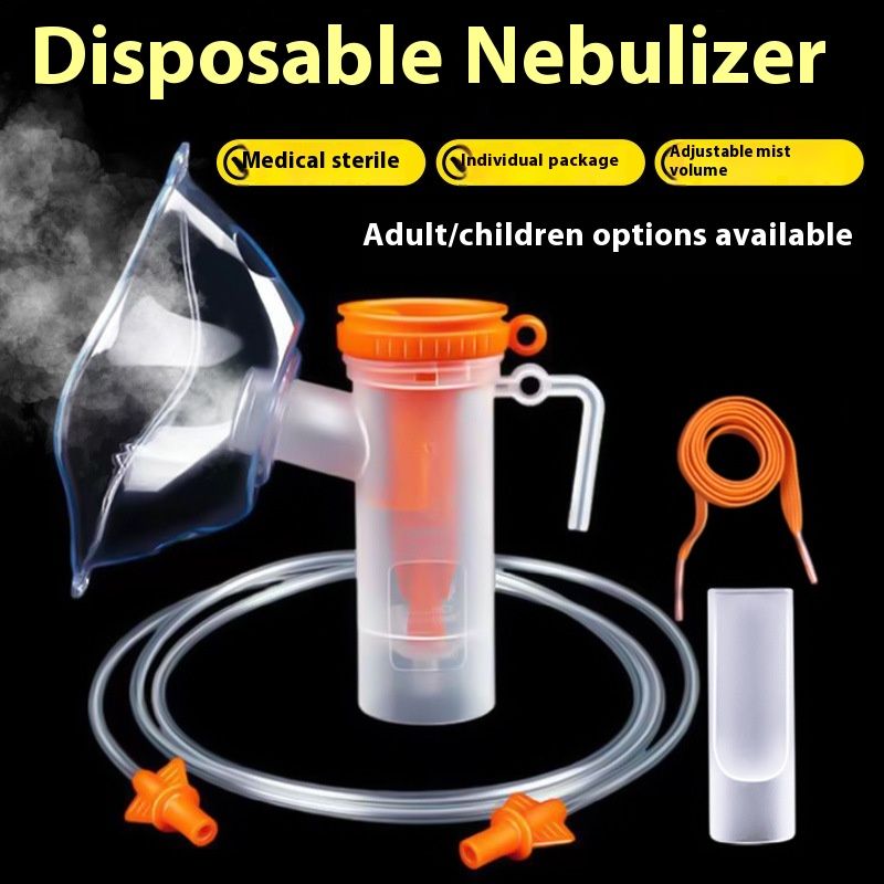 Disposable Medical Airflow Atomizer Atomizing Cup Air Tube Nebulizer Accessories