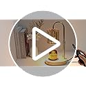 Lukasa Candle Warmer Lamp, with Timer Dimmer Adjustable Height, Home Decor, Room Decor, Wax Melt Warmer for Candles, Gifts...