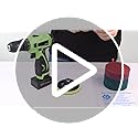 Kichwit 4 Inch Drill Power Brush Tile Scrubber Scouring Pads Cleaning Kit, Includes Attachment, Heavy Duty Household Clean...
