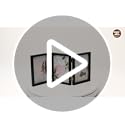 Space Art Deco Double 4x6 Picture Frame, 2 4x6 Folding Photo Frame, Standing Vertically on Desktop or Tabletop, Home Decor...