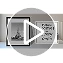 upsimples 11x17 Picture Frame, Display Pictures 9x15 with Mat or 11 x 17 Without, Wall Hanging Poster Frames, Black, 1 Pack