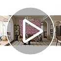 RIDDSEE Flower Wall Backdrop 12pcs 16.5x16.5 Inch Floral Wall Panel Artificial Silk Rose Wall Decor Ideal for Wedding Cele...