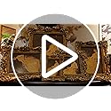 CISOO 4x4 Vintage Small Picture Frame, Antique Ornate Bronze Gold Square Photo Frame, for Table Top and Wall Display, Deco...