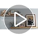 XKIILH 11x14 Picture Frames Walnut Solid Wood with Real Glass Vertical Horizontal Standing Display Photos 5x7/8x10 with Ma...