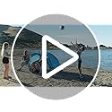 Night Cat Pop-up Beach Tent: Large Sun Shade Shelter for 2-4 Persons Picnic Sport Activities