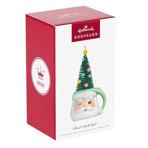 Hallmark Keepsake Christmas Ornament, Jolly Old Elf, Santa Collectors Gifts