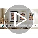 LaVie Home 11x14 Picture Frame, 11 x 14 Frame Display Pictures 8x10 with Mat or 11x14 Without Mat, Stable and Sturdy Black...