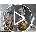 Prestee 200 Pack Clear Cellophane Bags for Favors - Transparent Goodie Bags for Birthday Party, 6x10 Inch Clear Bag with ...