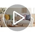Pallene Faux Fur Plush Throw Pillow Covers 18x18 Set of 2, Luxury Soft Fluffy Striped Decorative Pillow Covers for Sofa, C...