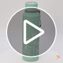 Christian Art Gifts Stainless Steel Insulated Double Wall Vacuum Spill-proof Water Bottle for Women: His Mercy Never Fails...
