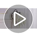 Duovlo Silk Wisteria Flower Artificial 2.13 Feet Hanging Wisteria Vine Fake Flower Bush String Home Party Wedding Decorati...