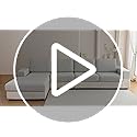 QIANMEW Couch Cushion Covers, Super Stretch Washable Sofa Slipcovers for L Shaped & Modular Seats, Pet-Friendly Furniture ...