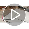 PatiencET Dog Cooling Mat, 18'' x 24" Reversible Dog Crate Pad (Cool and Warm), Pet Cooling Pad Bed with Washable Removabl...