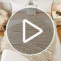 Aganear Fleece Throw Blanket - Cozy Soft Lightweight Fuzzy Throw Blanket for Women Portable Throw Blankets for Couch, Warm...