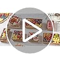 Ocmoiy Small Charcuterie Boxes with Clear Lids, To Go Paper Disposable Food Containers, 5 Inches Bakery Dessert Boxes for ...