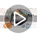 ZEEMO Soft Cooler Bag, Insulated Lunch Box, 19 L Ice Chest, Double Leakproof Layers, Waterproof and Collapsible Case for W...