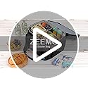 ZEEMO Soft Cooler Bag, Insulated Lunch Box, 19 L Ice Chest, Double Leakproof Layers, Waterproof and Collapsible Case for W...