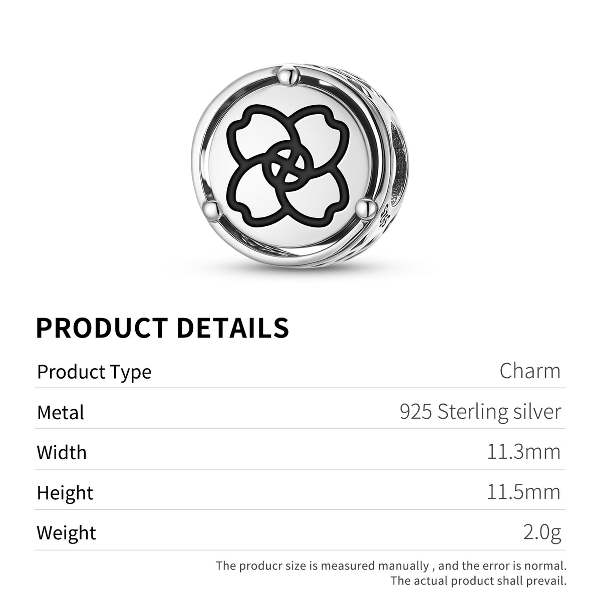 925 Sterling Silver Sacred Geometry The Syringa Bush Charms For Bracelets & Necklaces Pendants Beads Jewelry Fit Pan Bracelet Bible Verse Charm Prayer Faith Religious Gifts For Women