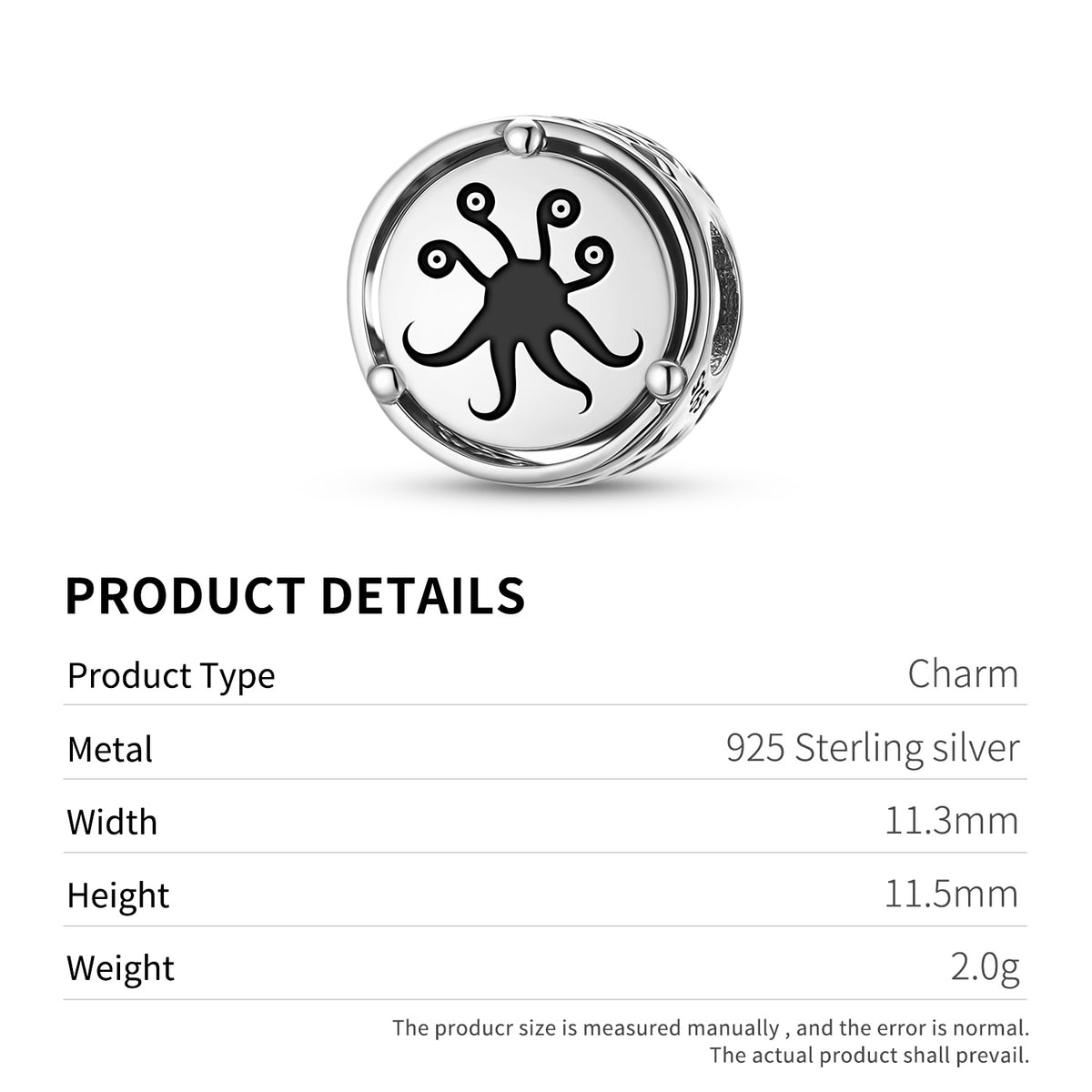 925 Sterling Silver Lovecraft Ghatanothoa Charms For Bracelets & Necklaces Pendants Beads Jewelry Fit Pan Bracelet Charm Ethnic Cultural Symbols Gifts For Women