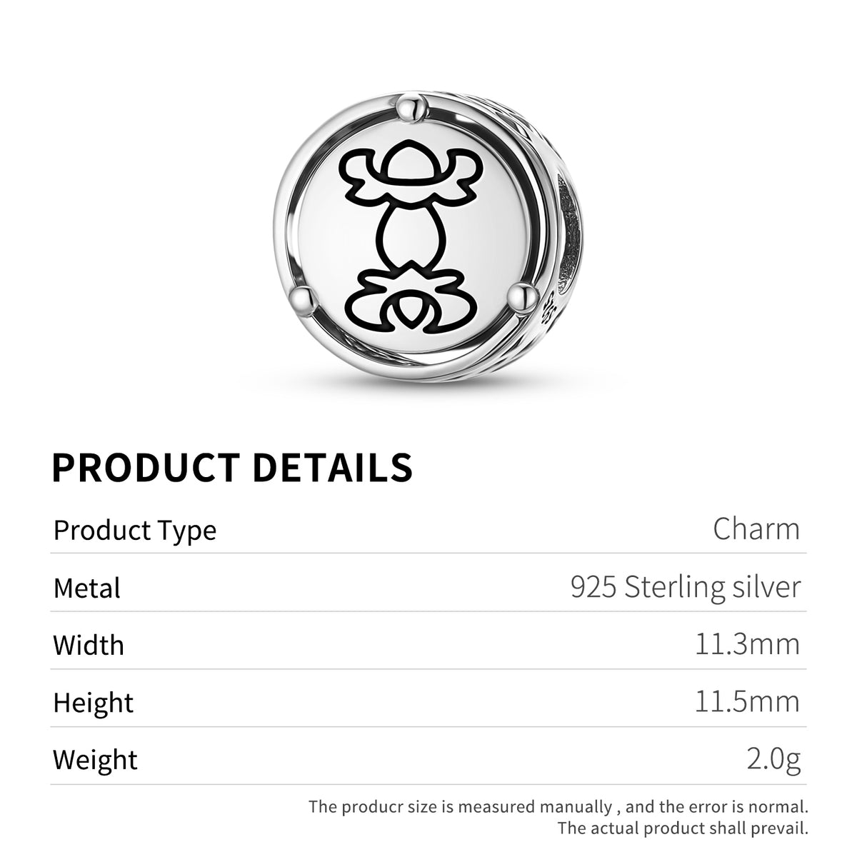925 Sterling Silver Jainism Vajra Bolt Charms For Bracelets & Necklaces Pendants Beads Jewelry Fit Pan Bracelet Charm Ethnic Cultural Symbols Gifts For Women