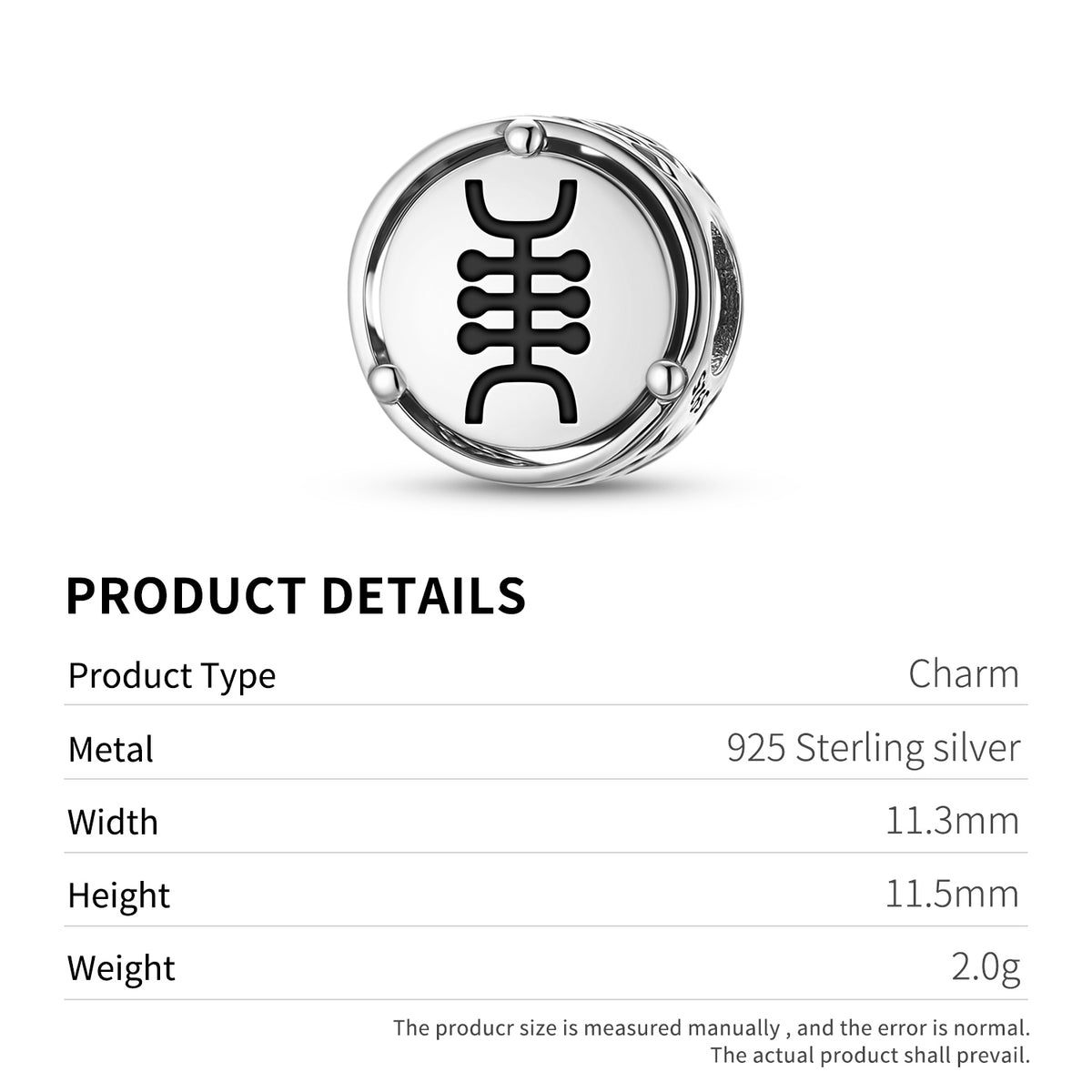 925 Sterling Silver Adinkra Osiadan Nyame Charms For Bracelets & Necklaces Pendants Beads Jewelry Fit Pan Bracelet Charm Ethnic Cultural Symbols Gifts For Women