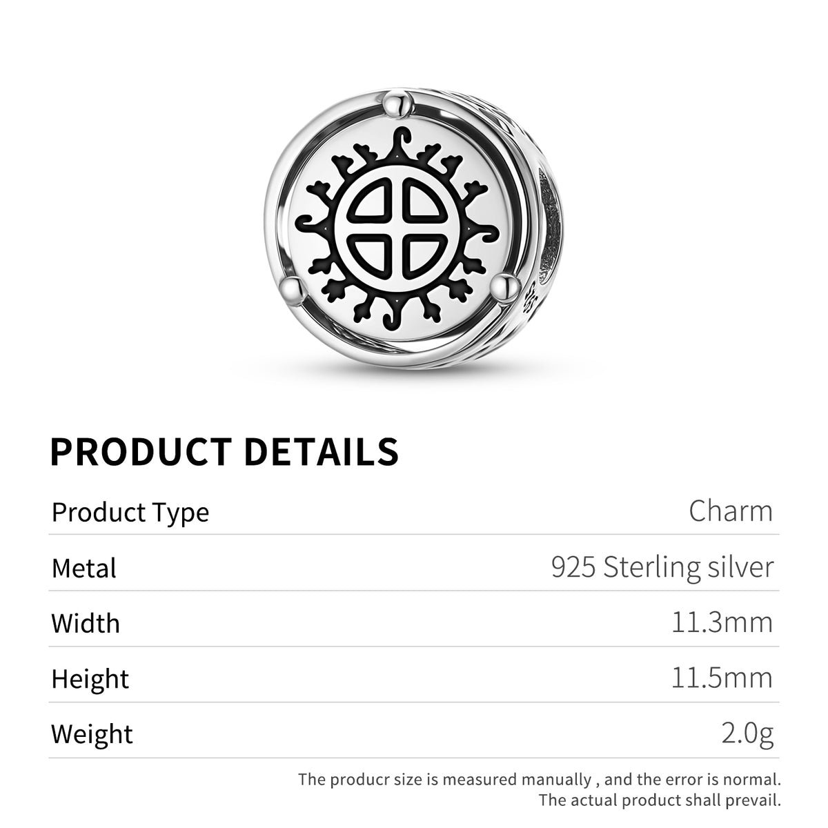 925 Sterling Silver Sami Sami Shamanic Drum Charms For Bracelets & Necklaces Pendants Beads Jewelry Fit Pan Bracelet Charm Ethnic Cultural Symbols Gifts For Women