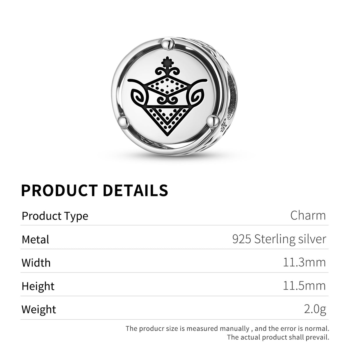 925 Sterling Silver Central America Yemaya Charms For Bracelets & Necklaces Pendants Beads Jewelry Fit Pan Bracelet Charm Ethnic Cultural Symbols Gifts For Women
