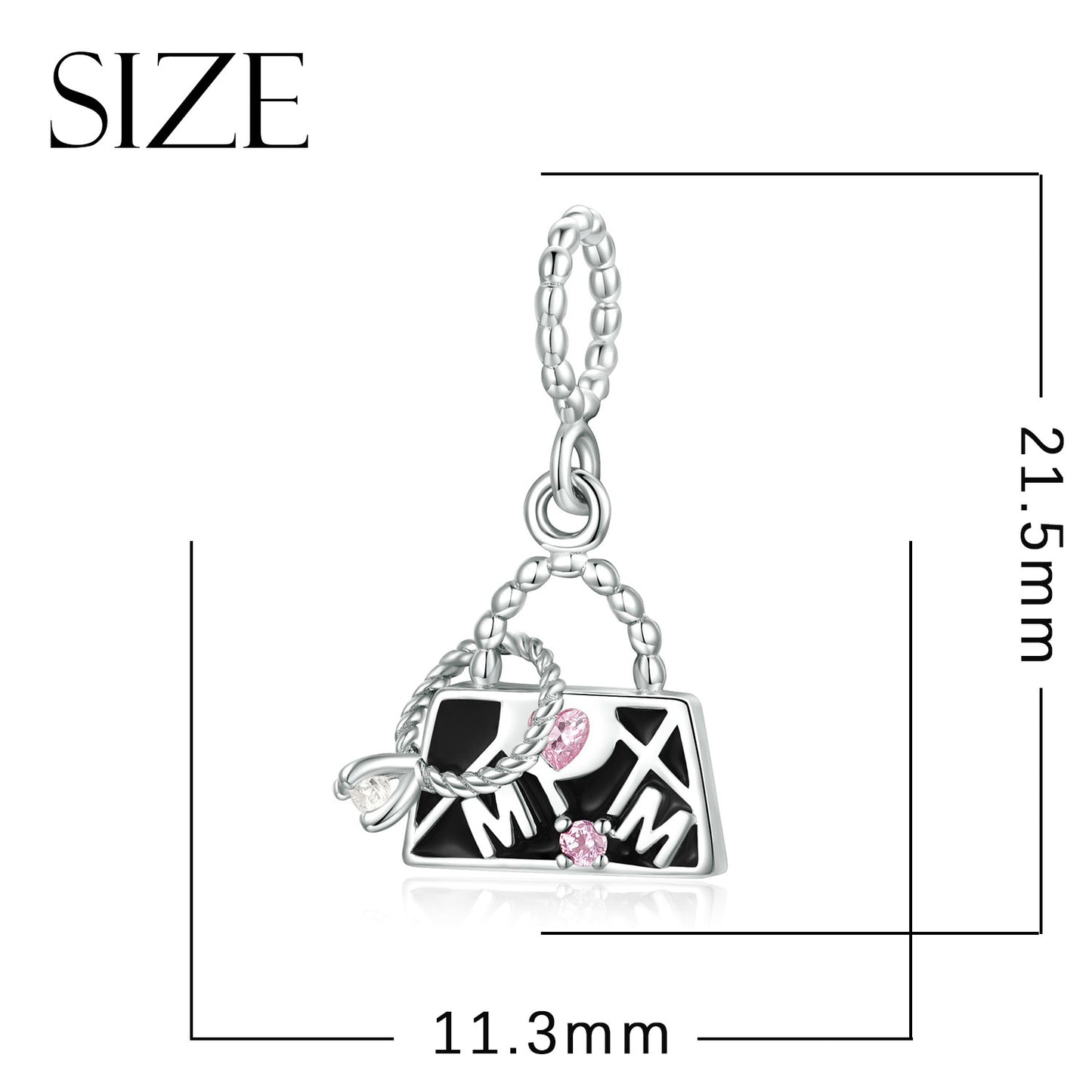 Blue Butterfly Charm 925 Sterling Silver Black Gold Plated Enamel Pendant Bead For DIY Charm Bracelet Necklace Gothic Jewelry Gift