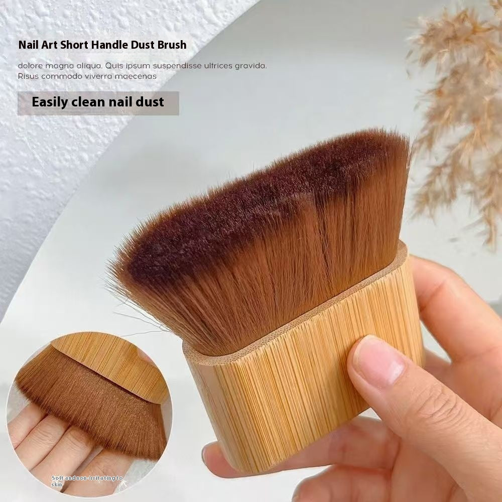 Super Large Soft Hair Body Makeup Brush Bamboo Flat