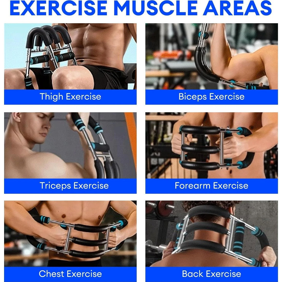 Shaker Twister Arm Trainer Workout Equipment Adjustable Chest Expander-Exerciser